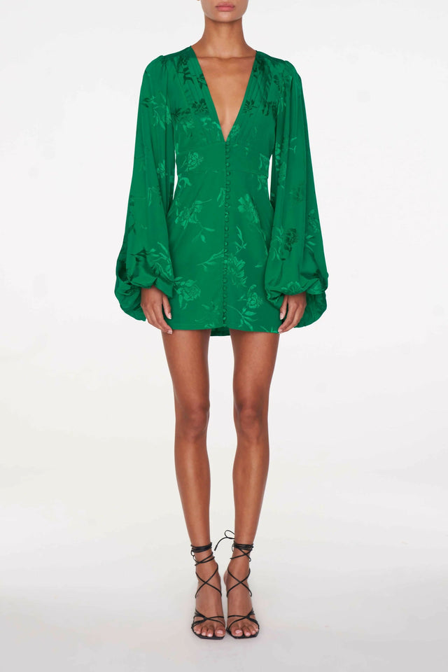 Rat & Boa Isabella Dress - 8 / Green - Dresses