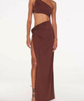 Rat & Boa Isamaya Dress - Brown / 8 - Dresses