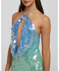 Rat & Boa Kiki Mini Dress Green Sequin Size XS & M - Dresses