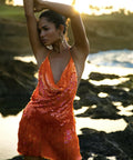 Rat & Boa Malika Dress - 10 / Orange - Dresses