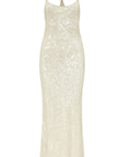 Rat & Boa Olympia Sequin Dress - 6 / Nude - Dresses