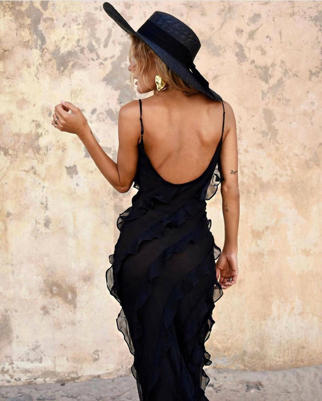Rat & Boa Selena Ruffle Maxi Dress - Dresses