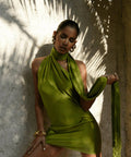 Rat & Boa Serafia Dress Green - 8 / Green - Dresses
