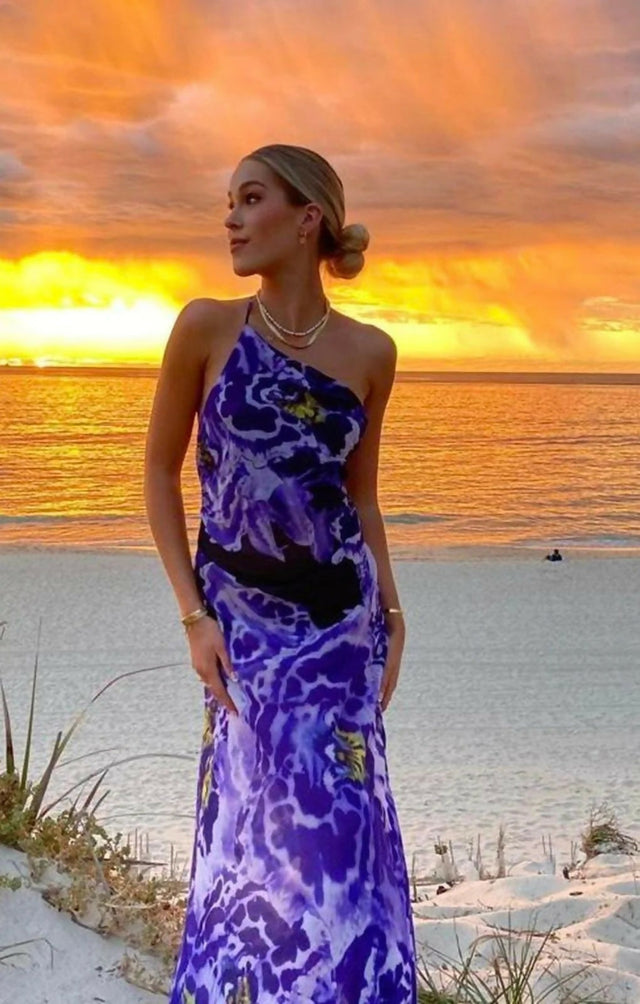 Rat & Boa Simonetta Dress - 8 / Purple - Dresses