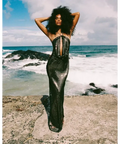 Rat & Boa Solar Maxi Dress Black Size XS S & M - Dresses