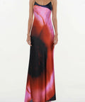 Rat & Boa Solaris Silk Maxi Dress - 8 / Multi - Dresses