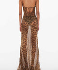 Rat & Boa Valentina Dress - Leopard - 8 / Print - Dresses