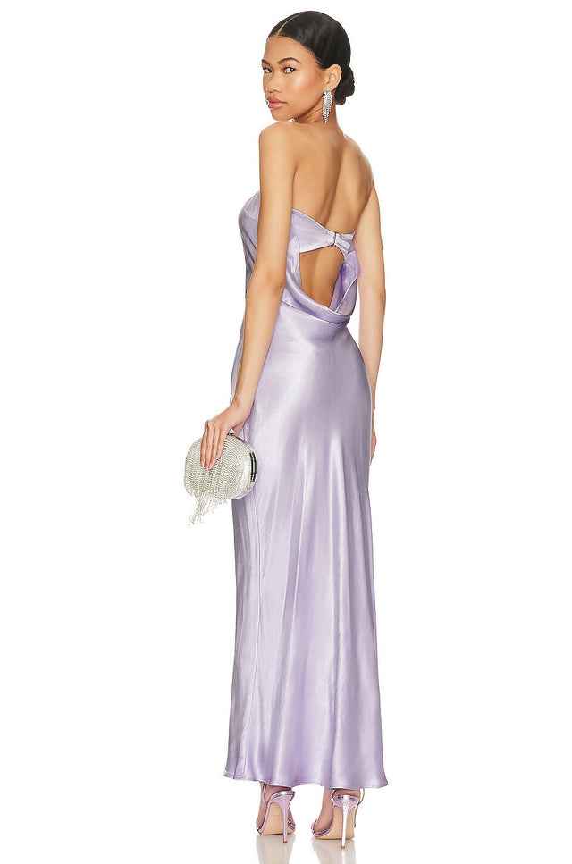 Bec and Bridge Moon Dance Strapless Dress Lilac