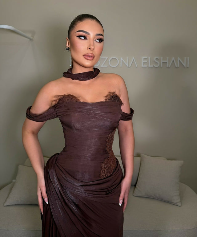 Fatgzona Elshani Midnight Coco Gown
