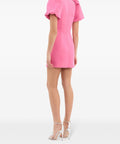 Rebecca Valance Aubree Flower Pink Mini Dress - 8 - Dresses