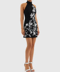 Rebecca Valance Monroe Halter Mini Dress - 8 - Dresses