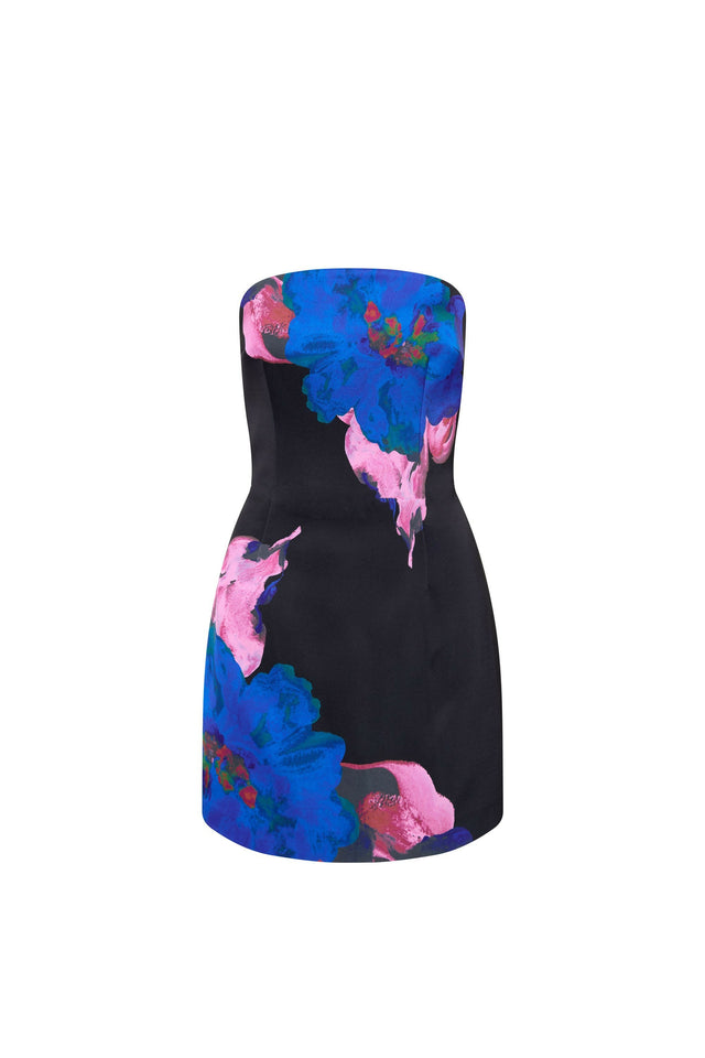 Rebecca Vallance Acid Bloom Mini Dress - 8 / Multi - Dresses