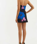 Rebecca Vallance Acid Bloom Strapless Mini Dress - 8 / Multi - Dresses