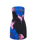 Rebecca Vallance Acid Bloom Strapless Mini Dress - 8 / Multi - Dresses