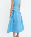 Rebecca Vallance Aegir Midi Dress - 10 / Blue - Dresses