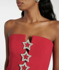 Rebecca Vallance Akari Strapless Midi Dress Red Size 8 - 8 / Red - Dresses