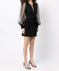 Rebecca Vallance Alyssa Mini Dress - 8 / Black - Dresses