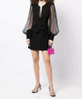 Rebecca Vallance Alyssa Mini Dress - 8 / Black - Dresses