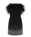 Rebecca Vallance Anelise Mini Dress - 14 / Black - Dresses