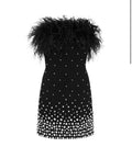 Rebecca Vallance Anelise Mini Dress - 8 / Black - Dresses