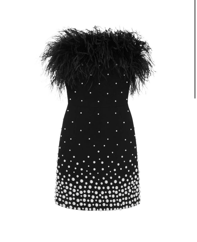 Rebecca Vallance Anelise Mini Dress - 8 / Black - Dresses