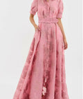 Rebecca Vallance Annette Button Gown; Size 14; Pink - 14 / Pink - Dresses