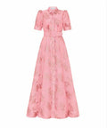 Rebecca Vallance Annette Button Gown; Size 14; Pink - 14 / Pink - Dresses