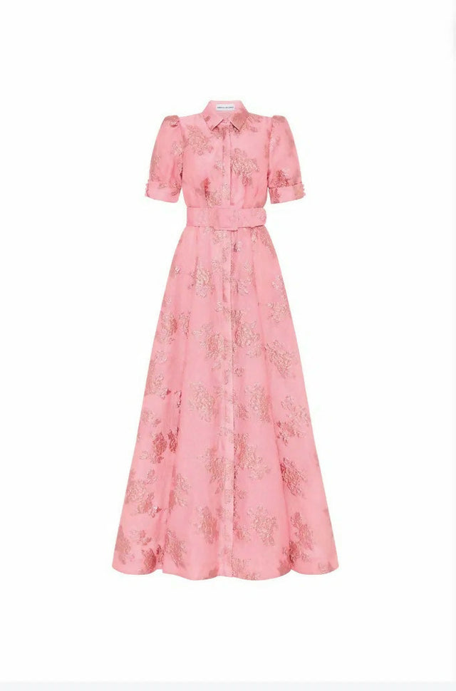 Rebecca Vallance Annette Button Gown; Size 14; Pink - 14 / Pink - Dresses