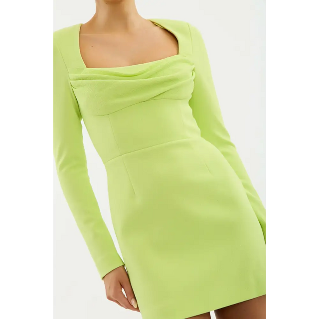 Rebecca Vallance Aria Mini Dress - 8 / Green - Dresses