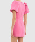 Rebecca Vallance Aubree Flower Mini Dress in Rose Size 6 8 - Dresses