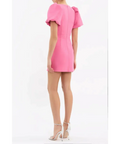 Rebecca Vallance Aubree Flower Mini Dress in Rose Size AU 12 - 12 / Pink - Dresses