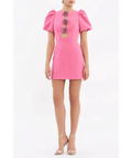 Rebecca Vallance Aubree Flower Mini Dress in Rose Size AU 12 - 12 / Pink - Dresses