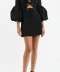 Rebecca Vallance Augustine Bow Mini Dress - Dresses