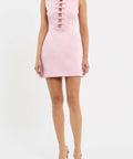 Rebecca Vallance Aymee Mini Dress - 10 / Pink - Dresses