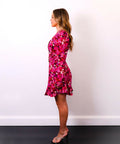 RebeccaVallanceBrambleV-NeckMiniDesignerDressSide