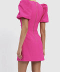 Rebecca Vallance Cecily Mini Bow Dress Hot Pink Size 10 & 12 - Dresses