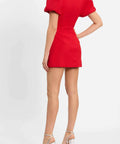 Rebecca Vallance Chiara Puff Sleeve Mini Dress Size 10 & 12 - Dresses