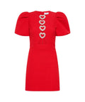 Rebecca Vallance Chiara Puff Sleeve Mini Dress Red - 6 / Red - Dresses