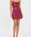 Rebecca Vallance Courtney Mini Dress - 8 / Red - Dresses