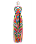 Rebecca Vallance Dali Halter Midi Dress in Multi Size 10 - 10 / Multi - Dresses