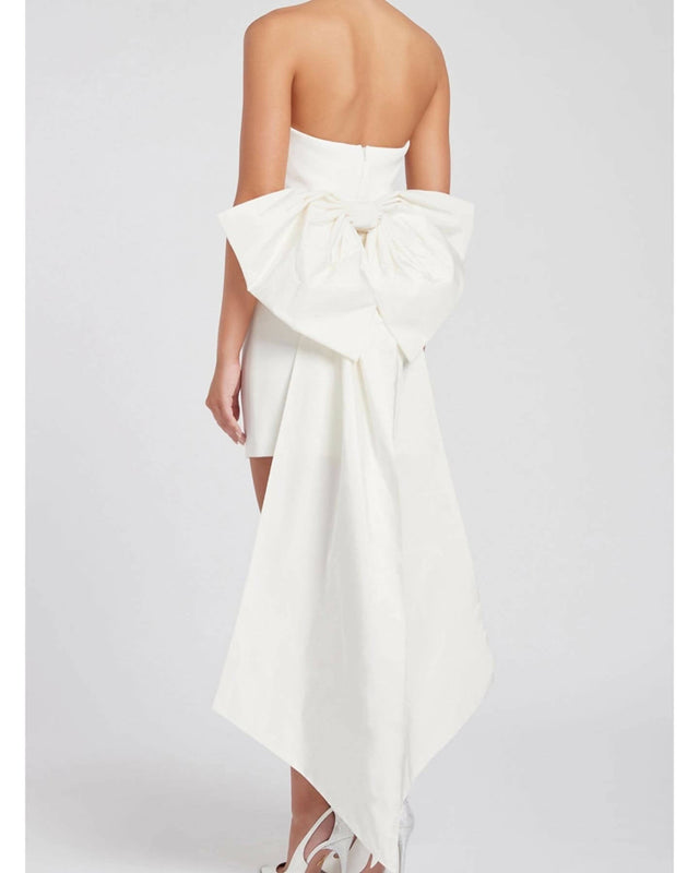 Rebecca Vallance Daphne Mini Dress - 8 / White - Dresses