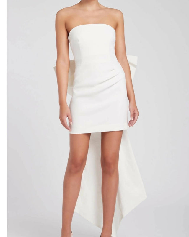 Rebecca Vallance Daphne Mini Dress - 8 / White - Dresses