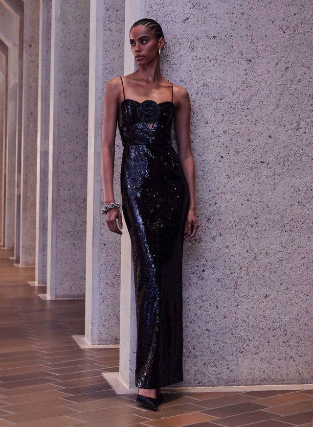 Rebecca Vallance Denise Gown - 8 / Black - Dresses