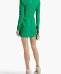 Rebecca Vallance Dionne Lace Mini Dress - 8 / Green - Dresses