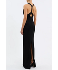 Rebecca Vallance Domenica Halter Gown Maxi Dress Black Size 6 - 6 / Black - Dresses