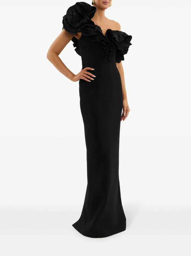 Rebecca Vallance Ella Black Gown - 6 / Black - Dresses