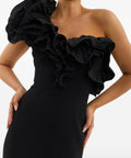 Rebecca Vallance Ella Black Gown - 6 / Black - Dresses
