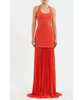 Rebecca Vallance Empress Maxi Dress - 12 / Red - Dresses