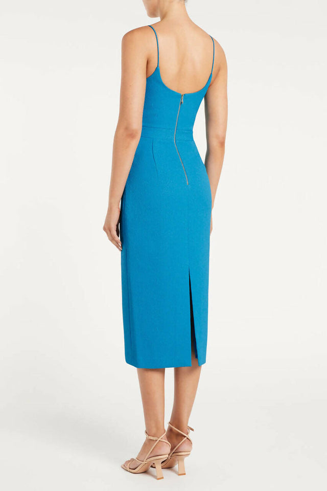 Rebecca Vallance Hermosa Dress - 8 / Blue - Dresses