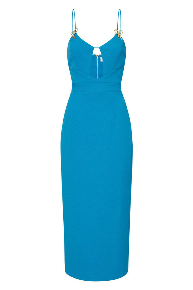 Rebecca Vallance Hermosa Dress - 8 / Blue - Dresses